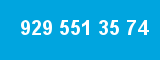 929 551 35 74 929 551 35 74